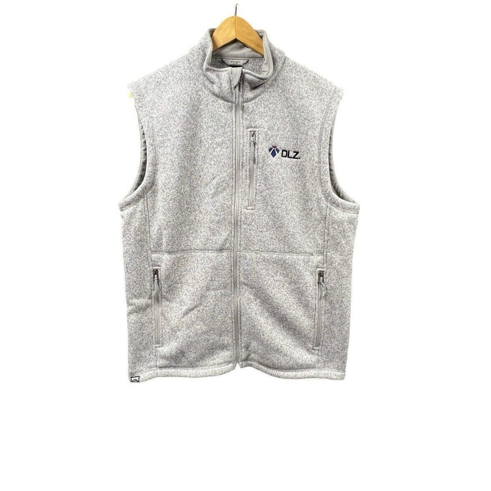 Storm Creek Men Large Overachiever Vest Gray Helena Athleisure Outdoor DLZ Chest
